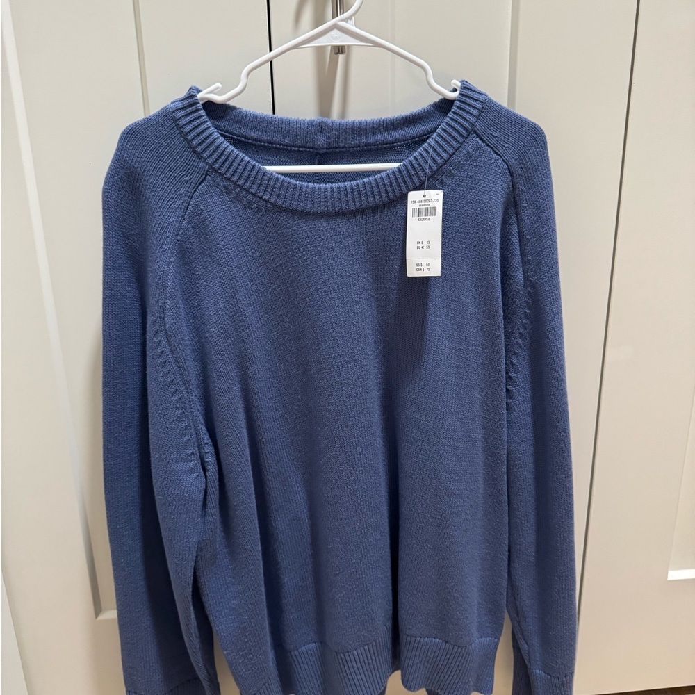 Abercrombie & Fitch Blue Crew Neck  Madeline Sweater NWT